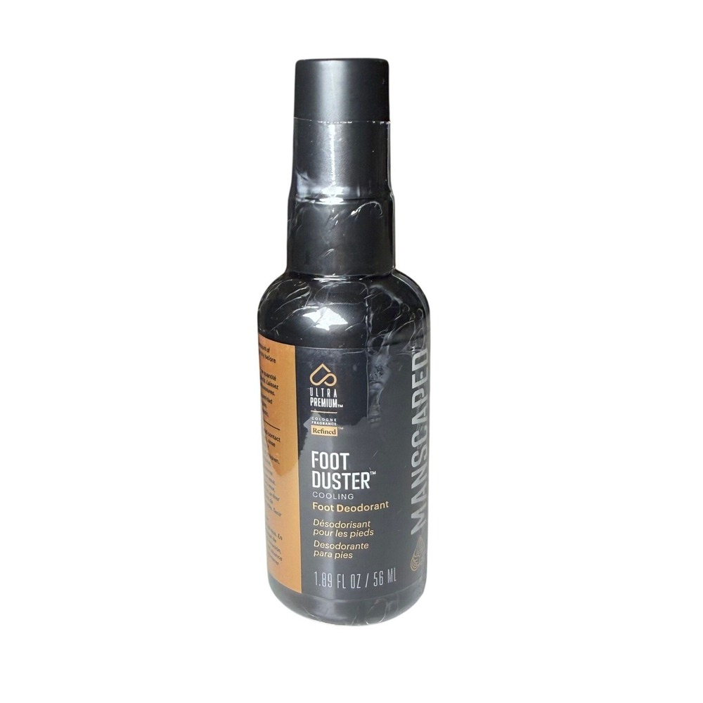 Manscaped Foot Duster Cooling Foot Deodorant‎ Spray Tea NEW SEALED 1.89oz